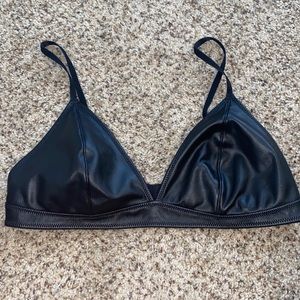Leather bra top / bralette